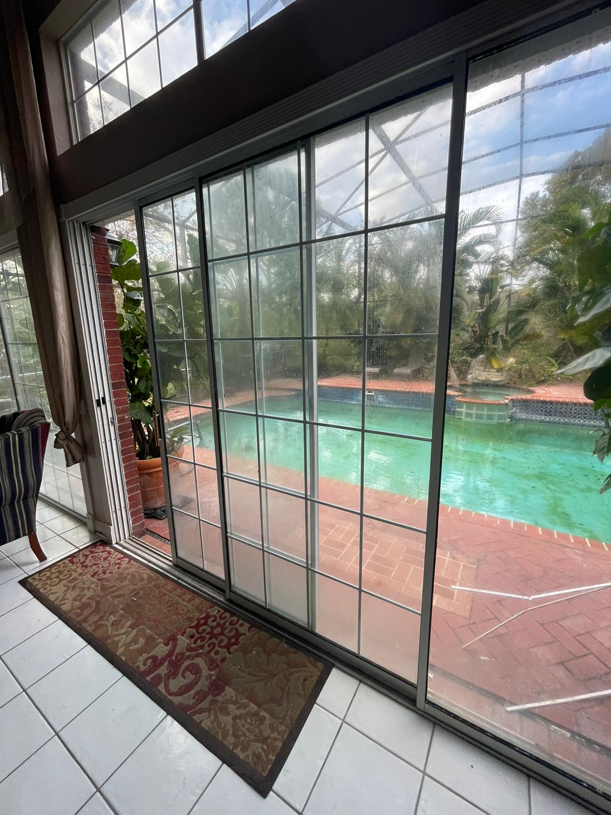 Sliding glass door repair in Polk County