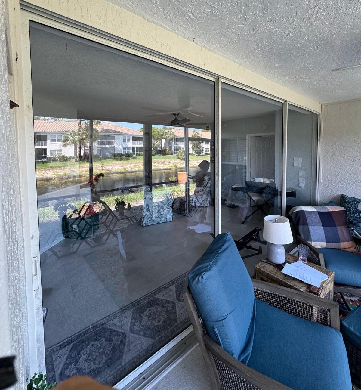 Sliding door lock repair