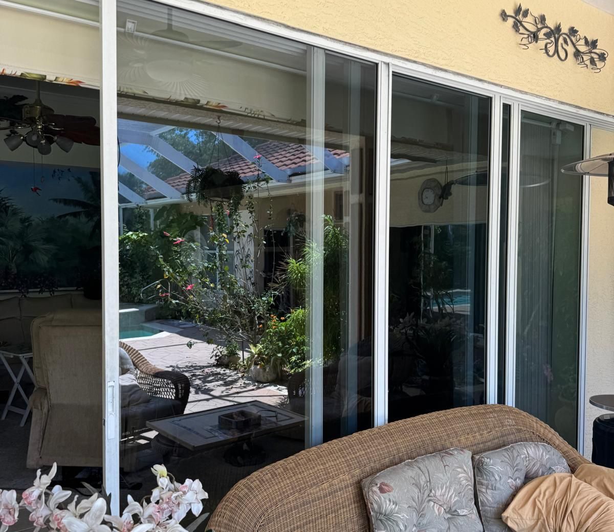 Sliding glass door repair
