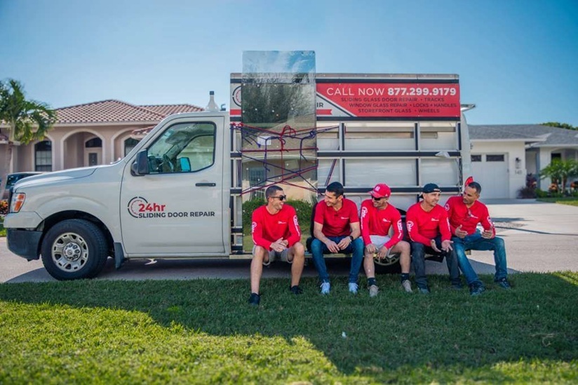 24hr sliding door repair crew