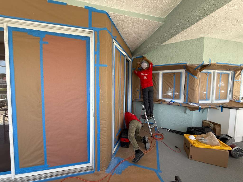 electrostatic frame painting process