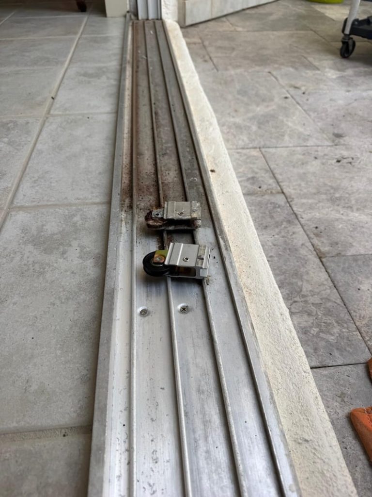 Sliding Glass Door Track Repair
